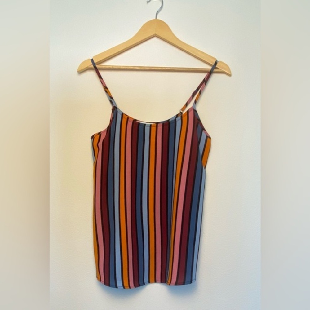 ABBELINE MULTI COLOR‎ STRIPED CAMI SIZE SMALL